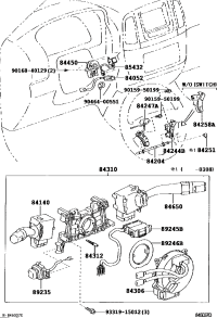 8420458010-CABLE SUB-ASSY, STEERING PAD SWITCH