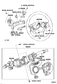 8465235522-SWITCH ASSY, WINDSHIELD WIPER