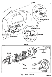 8431035640-SWITCH ASSY, TURN SIGNAL