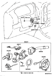 8431026740-SWITCH ASSY, TURN SIGNAL