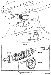 8430612070-CABLE SUB-ASSY, SPIRAL