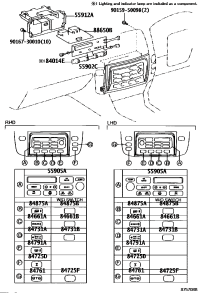 8465660080-BEZEL, SWITCH