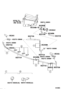 8537520171-HOSE, HEADLAMP CLEANER (FROM JOINT TO JOINT OR NOZZLE)