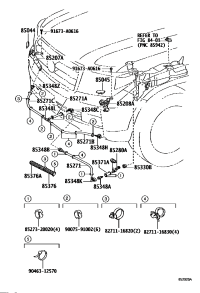 8535360050A1-NOZZLE SUB-ASSY, TYPE1 H/LAMP WASHER, RH