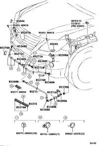 8504460130A0-NOZZLE SUB-ASSY, TYPE1 H/LAMP WASHER, RH