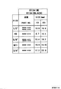 9009914139-CLAMP OR CLIP(FOR FUEL HOSE NO.1)