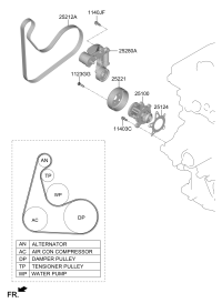 252802M810-AUTO TENSIONER ASSY-DRIVE BELT