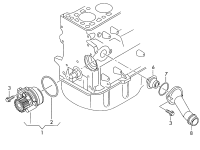 06F121011-WATER PUMP/A3/A4/A6/JET/PST/11