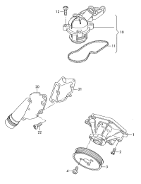 06E121008N-WATER PUMP-VW/AUDI(A1)