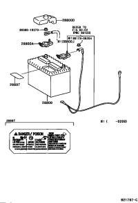 9098205035-TERMINAL, BATTERY POSITIVE