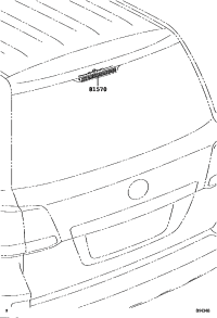 8157060100-LAMP ASSY, CENTER STOP
