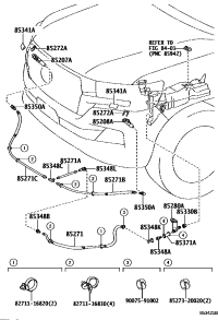 9007591002-CLAMP OR CLIP(FOR FUEL HOSE NO.1)