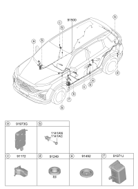 91550S6040-WIRING ASSY-FLOOR