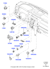 AL3Z14B166BA-SWITCH,KEY LESS-IG.SWITCH