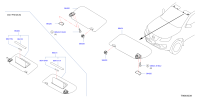 964005KS0A-Visor, rh