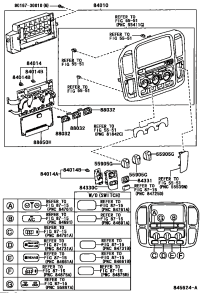 8401260140-SWITCH ASSY, CENTER CLUSTER INTEGRATION