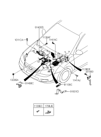 914902D120-BRACKET-CONTROL WIRING MTG