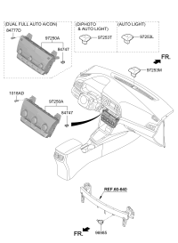 97250F0500KEX-CONTROL ASSY-HEATER*