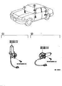 8571050010-MOTOR ASSY, POWER WINDOW REGULATOR, FRONT RH