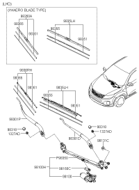981102P500-MOTOR ASY-WINDSHIEL*