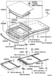 6320328191-Housing sub-assy, tilt roof