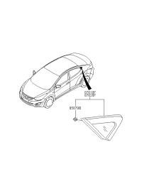 858184V000-CLIP-TRIM MTG