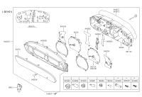 9405639331-Cluster assy-instrument (KPH)