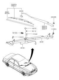 9831038000-ARM-W/S WPR,DRIVER