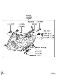 8301C183-BODY,HEADLAMP,LH