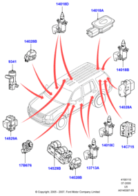 3F2Z14018AA-SWITCH,KEY LESS-IG.SWITCH