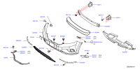 620225BC1H-FASCIA-FRONT BUMPER Y62 US SPEC