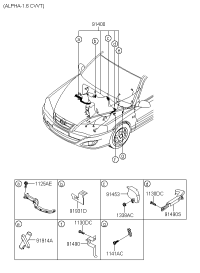 9141008061-WIRING ASSY-ECM