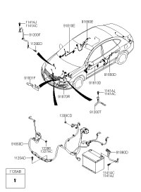 916100Q170-WIRING ASSY-FEM