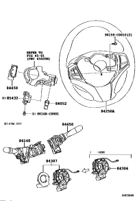 841400D261-SWITCH ASSY, HEADLAMP DIMMER