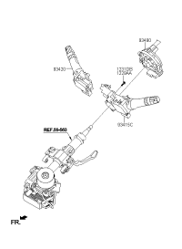 93420B3000-SWITCH ASSY-WIPER & WASHER