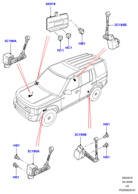 LR013915-SENSOR ASSY-WHEEL SPEED,LH