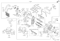 971004QMA0-HEATER & EVAPORATOR ASSY