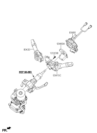 93410A1130-SWITCH ASSY-LIGHTING & T/SIG