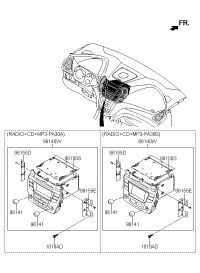 961802W8104X-AUDIO ASSY