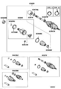 9031150026-OIL SEAL, FRONT DRIVE SHAFT, LH