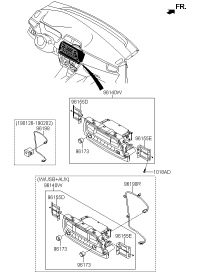 96150D0000PGB-AUDIO ASSY