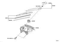 851300E140-MOTOR ASSY, REAR WIPER