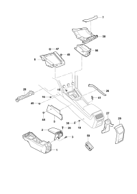 5GD864220A-Damper, shift housing only:
