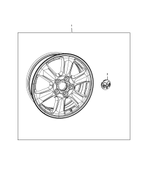 52110398AA-CAP WHEEL CENTER