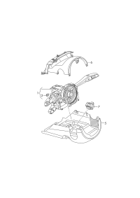 4N0907129AB-Switch, steering