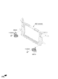 96641N8000-Horn, low pitched