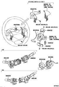 8425028080-SWITCH ASSY, STEERIN