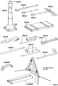 0911460070-EXTENSION SUB-ASSY, JACK HANDLE