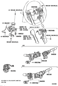 8425060170B0-SWITCH ASSY, STEERING PAD