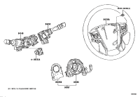843070G080-CABLE SUB-ASSY, SPIRAL W/SENSOR